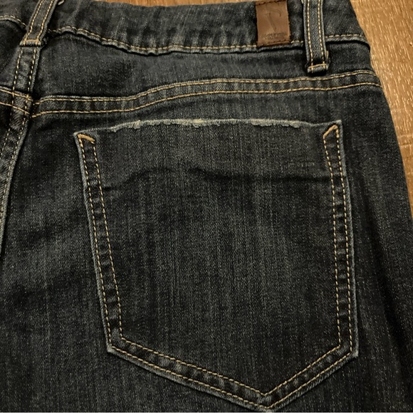 Simply Vera Vera Wang Women's Petite Size 8P Blue Capri Mid Rise Stretch Jeans - Picture 5 of 5